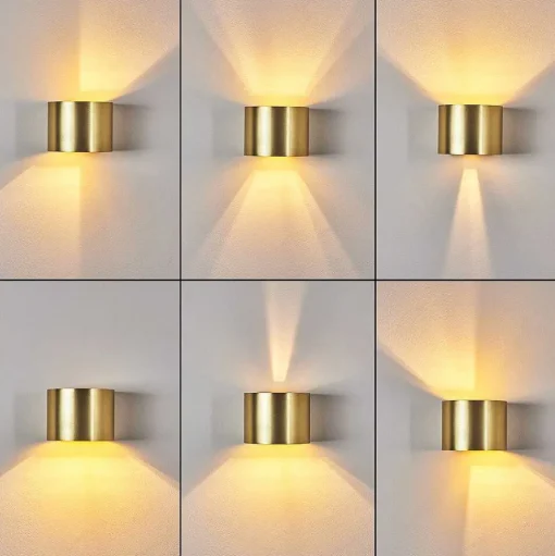 Applique Murale Badajoz Led Or, Laiton, 1 Lumiere