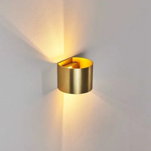 Applique Murale Badajoz Led Or, Laiton, 1 Lumiere