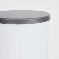 Borne Lumineuse Caserta Anthracite, 1 Lumiere, Detecteur De Mouvement