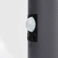 Borne Lumineuse Caserta Anthracite, 1 Lumiere, Detecteur De Mouvement