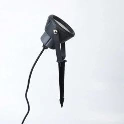 Borne Lumineuse Sempach Led Noir, 1 Lumiere, Changeur De Couleurs