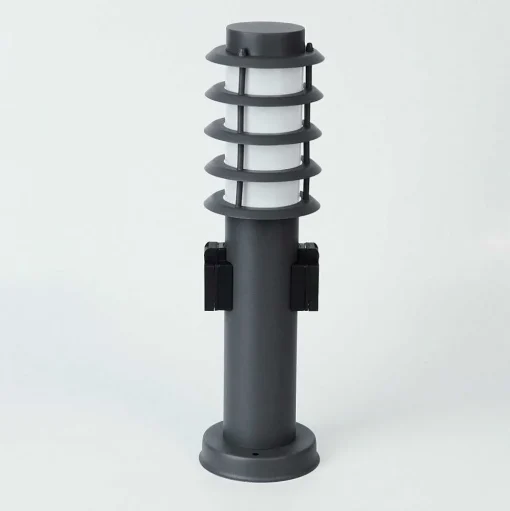 Borne Lumineuse Tunes Anthracite, 1 Lumiere
