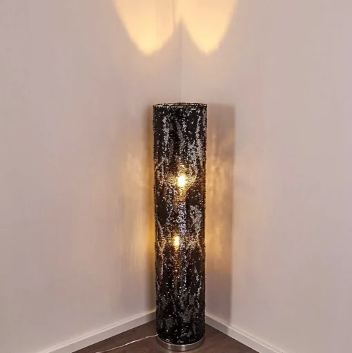 Lampadaire Sjaelland Chrome, 2 Lumieres