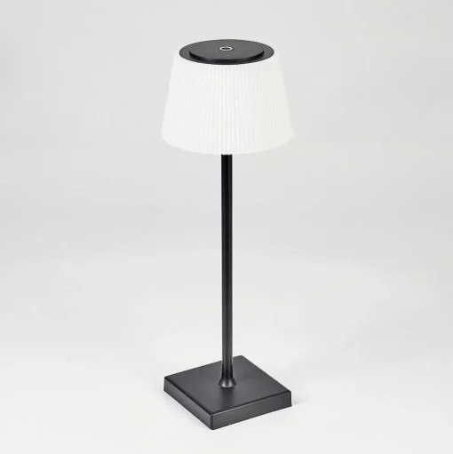 Lampe A Poser Longchamps Led Noir, 1 Lumiere