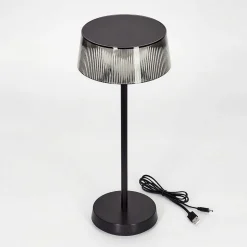 Lampe A Poser Oundo Led Noir, 1 Lumiere