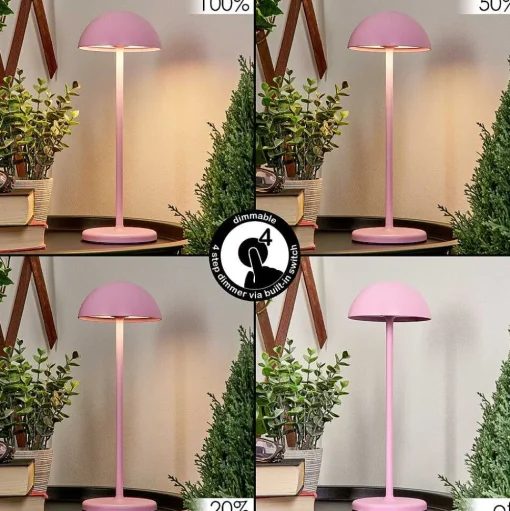 Lampe A Poser Pelaro Led Rose, 1 Lumiere