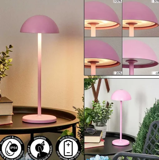 Lampe A Poser Pelaro Led Rose, 1 Lumiere