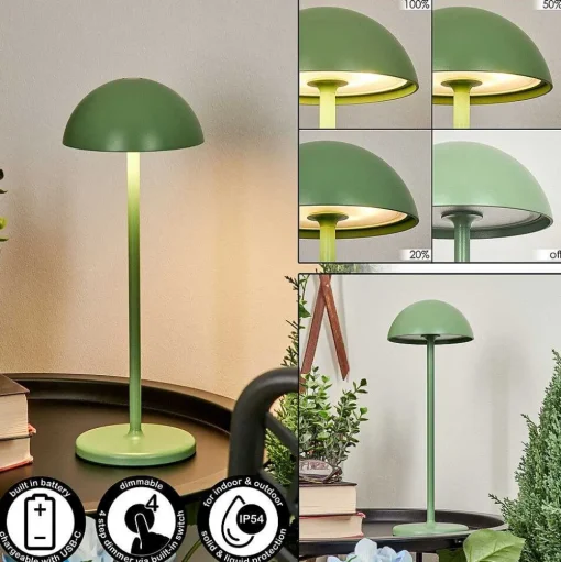 Lampe A Poser Pelaro Led Vert, 1 Lumiere