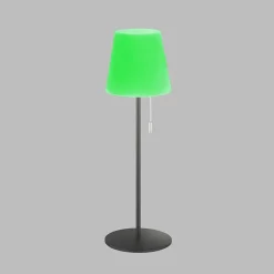 Lampe A Poser Schoner Wohnen-Kollektion Talent Led Anthracite, 1 Lumiere, Telecommandes, Changeur De Couleurs