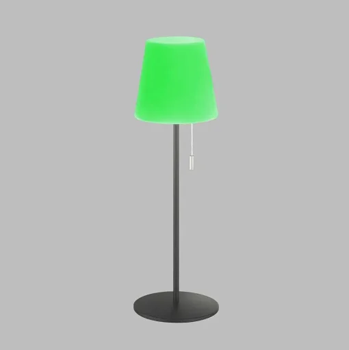 Lampe A Poser Schoner Wohnen-Kollektion Talent Led Anthracite, 1 Lumiere, Telecommandes, Changeur De Couleurs