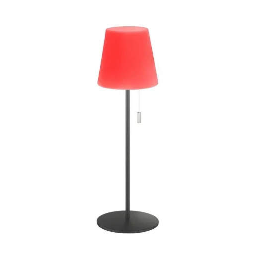 Lampe A Poser Schoner Wohnen-Kollektion Talent Led Anthracite, 1 Lumiere, Telecommandes, Changeur De Couleurs