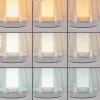 Lampe A Poser Yari Led Gris, Transparent, Blanc, 1 Lumiere, Telecommandes, Changeur De Couleurs