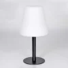 Lampe A Poser Zoume Solar Led Noir, 8 Lumieres, Changeur De Couleurs