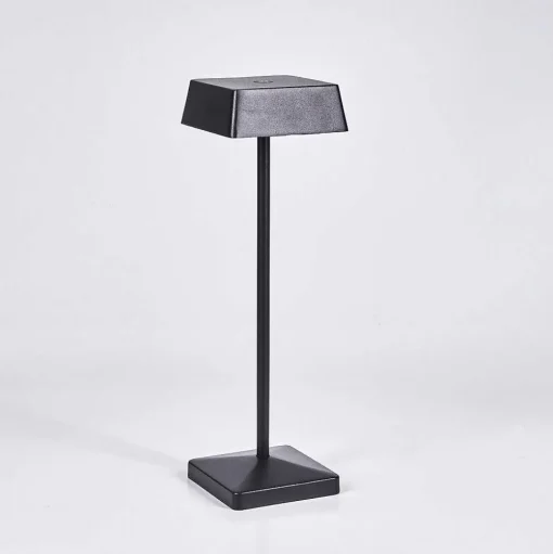 Lampe De Table Algeraz Led Noir, 1 Lumiere