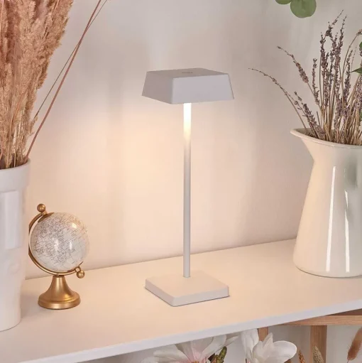 Lampe De Table Algeraz Led Blanc, 1 Lumiere