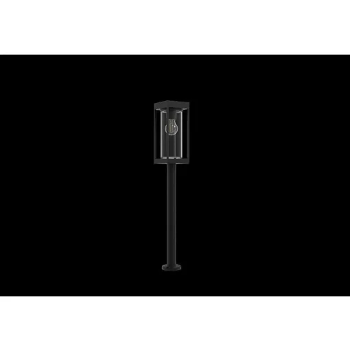 Lampe Solaires Lutec Flair Led Noir, 1 Lumiere