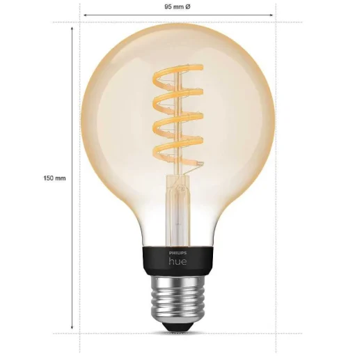 Led E27 7 Watt 2200 - 4500 Kelvin 550 Lumen Philips Hue White Ambiance