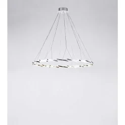 Lustre Serien Lighting Zoom Led Acier Inoxydable, 1 Lumiere