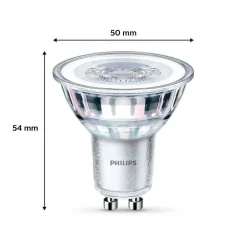 Philips Classic Lot De 6 Led Gu10 3,5 Watt 4000 Kelvin 275 Lumen