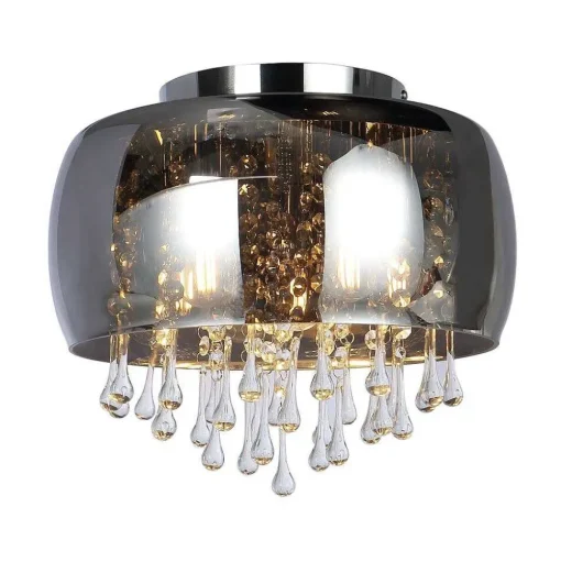 Plafonnier Globo Kalla Chrome, 5 Lumieres