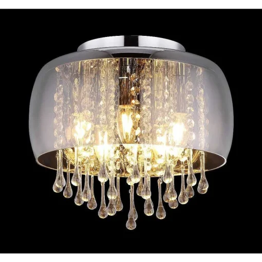 Plafonnier Globo Kalla Chrome, 5 Lumieres