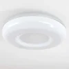 Plafonnier Idual Daphnis Led Argente, Blanc, 1 Lumiere, Telecommandes, Changeur De Couleurs