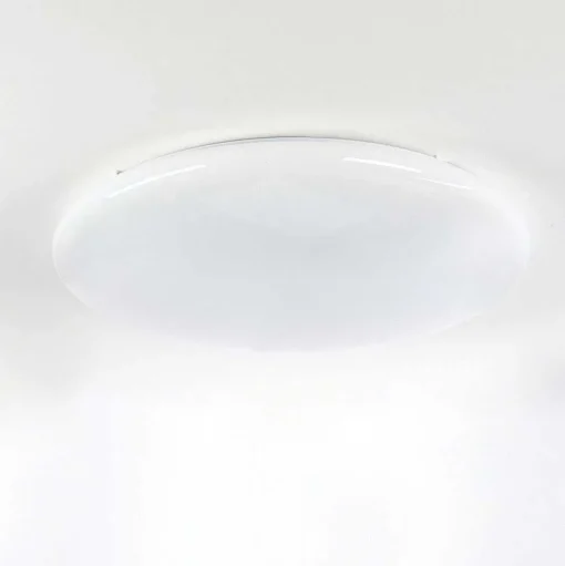 Plafonnier Mixta Led Blanc, 1 Lumiere, Telecommandes, Changeur De Couleurs