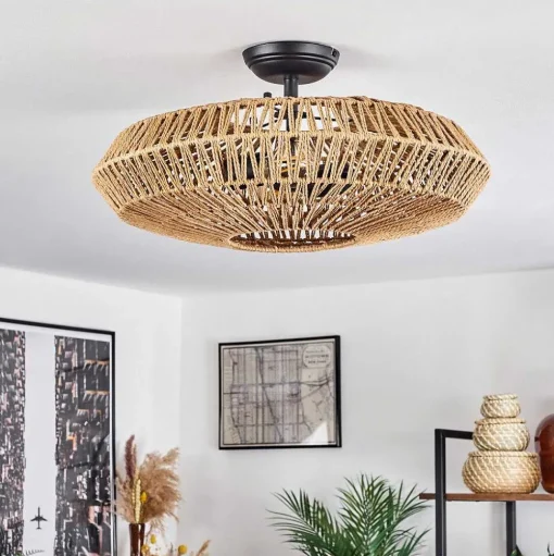 Plafonnier Mulstrand Ecru, 1 Lumiere