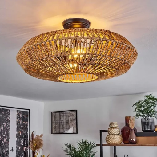 Plafonnier Mulstrand Ecru, 1 Lumiere