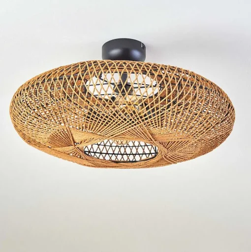 Plafonnier Mulstrand Noir, 2 Lumieres