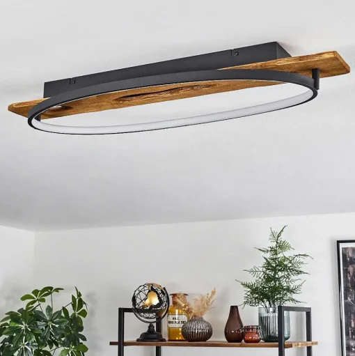 Plafonnier Nevogilde Led Ecru, 1 Lumiere