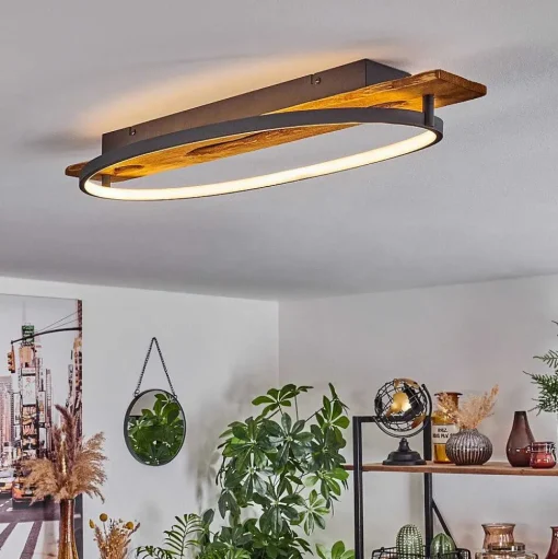 Plafonnier Nevogilde Led Ecru, 1 Lumiere