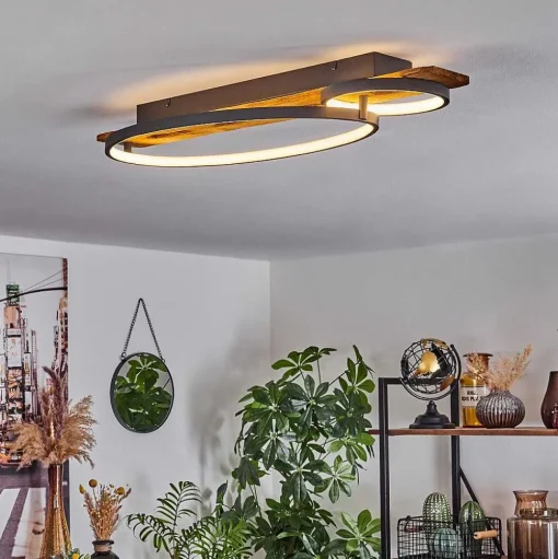 Plafonnier Nevogilde Led Ecru, 1 Lumiere