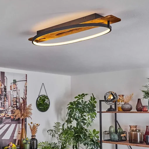 Plafonnier Nevogilde Led Ecru, 1 Lumiere