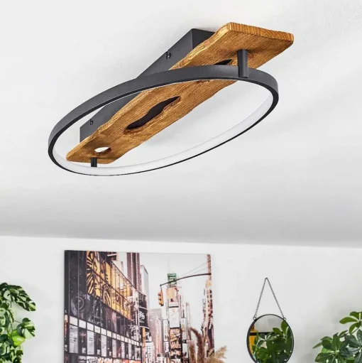 Plafonnier Nevogilde Led Ecru, 1 Lumiere