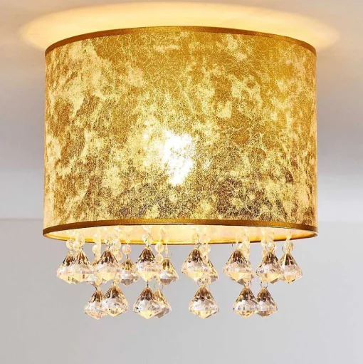 Plafonnier Norrfors Argente, Transparent, 1 Lumiere