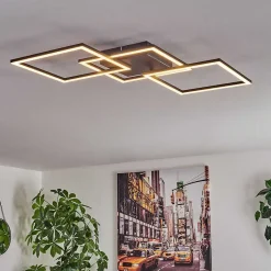Plafonnier Obo Led Noir, 1 Lumiere