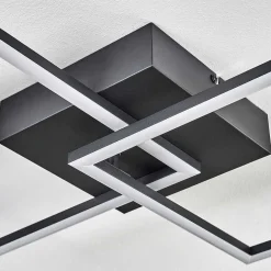 Plafonnier Obo Led Noir, 1 Lumiere