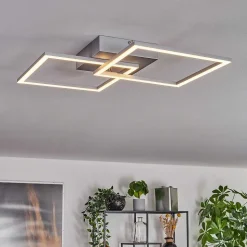 Plafonnier Obo Led Titane, 1 Lumiere