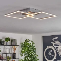 Plafonnier Obo Led Titane, 1 Lumiere