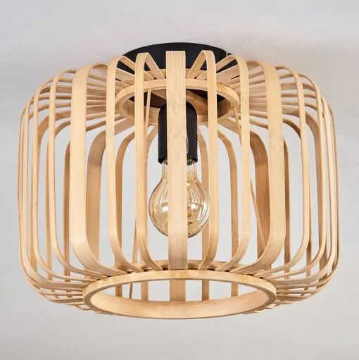 Plafonnier Oravi Bois Clair, 1 Lumiere