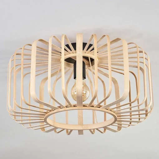 Plafonnier Oravi Bois Clair, 1 Lumiere