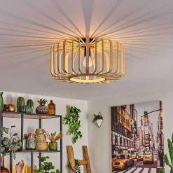 Plafonnier Oravi Bois Clair, 1 Lumiere