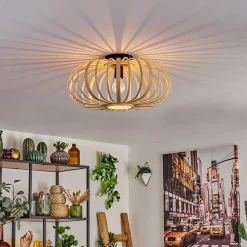 Plafonnier Oravi Bois Clair, 1 Lumiere