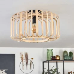Plafonnier Oravi Bois Clair, 1 Lumiere