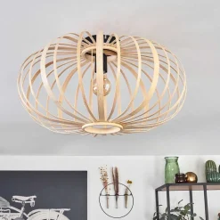 Plafonnier Oravi Bois Clair, 1 Lumiere