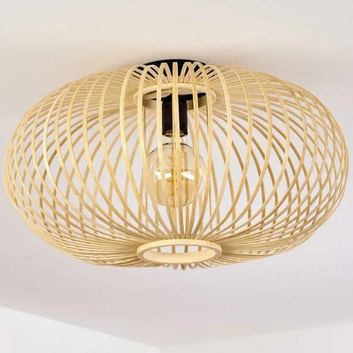 Plafonnier Oravi Bois Clair, 1 Lumiere