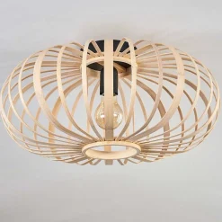 Plafonnier Oravi Bois Clair, 1 Lumiere