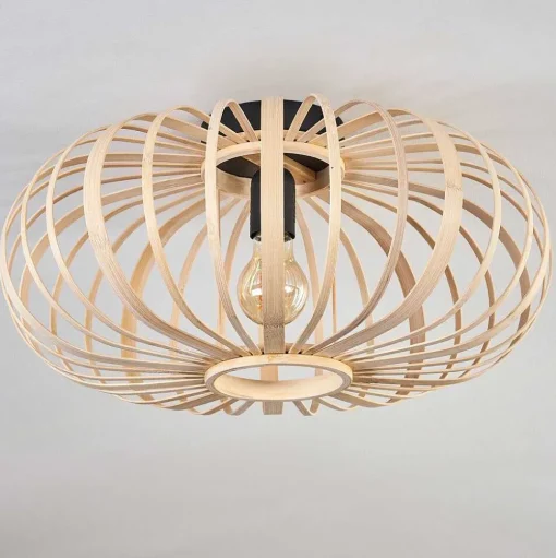 Plafonnier Oravi Bois Clair, 1 Lumiere