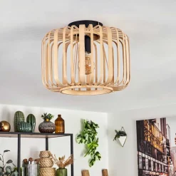 Plafonnier Oravi Bois Clair, 1 Lumiere